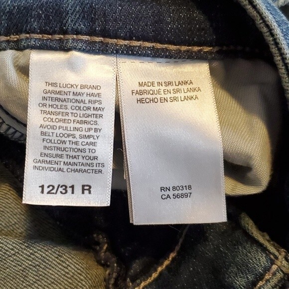 NWT LUCKY BRAND SWEET BOOTCUT MID-RISE JEANS SIZE 12 / 31 REGULAR LENGTH - Picture 10 of 11
